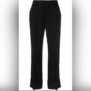 Nº21 tailored Ankle cropped Straight Wide-Leg  Trousers L / XL 48